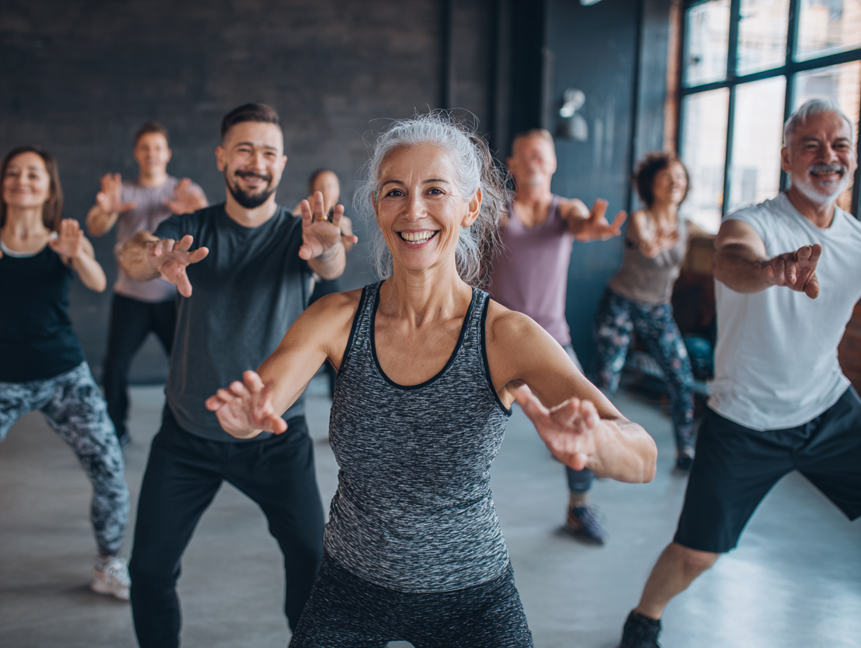 Тренер демонструє вправу